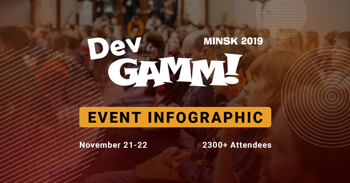 DevGAMM Minsk 2019 Infographic
