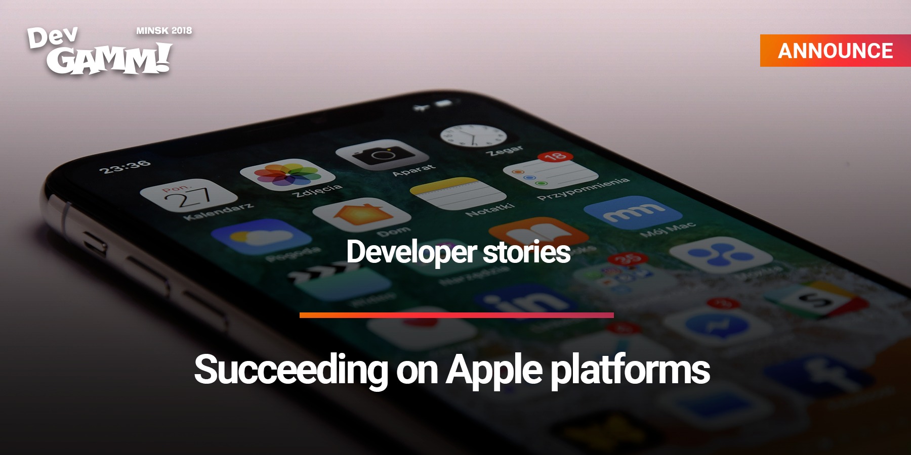 Succeeding on Apple platforms developer stories DevGAMM Game Fest