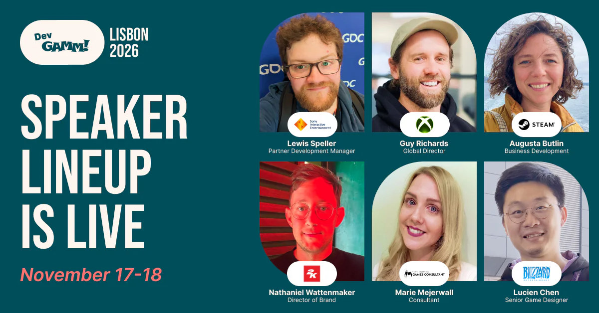 What to expect from DevGAMM Lisbon’26 Speaker Lineup?